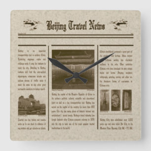Newspaper Wall Clock
