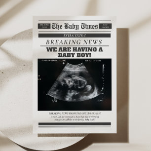 Newspapers Baby Pregnancy Announcement 