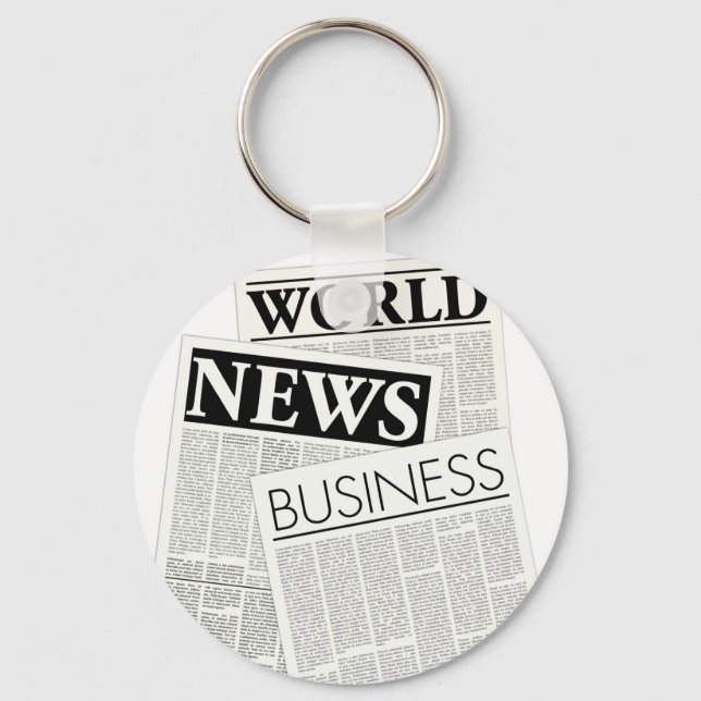 Newspapers Key Ring (Front)