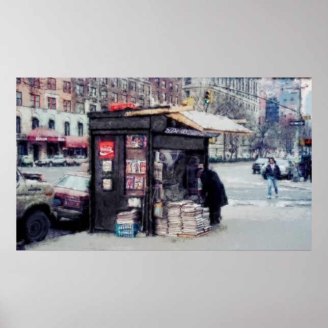 NEWSSTAND at BROADWAY and 75th Street - NEW YORK Poster (Front)