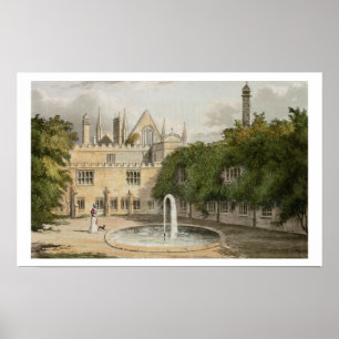 Newstead Abbey, from R. Ackermann's (1764-1834) 'R Poster