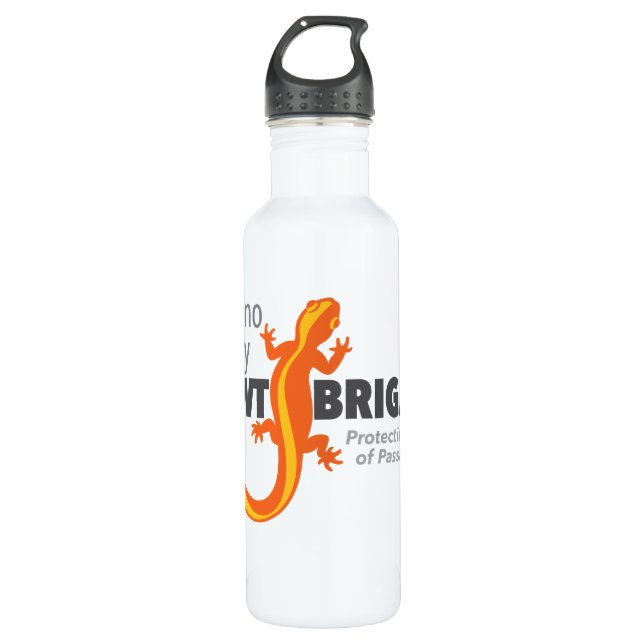 Newt Brigade 18 oz Stainless Steel Water Bottle   (Front)
