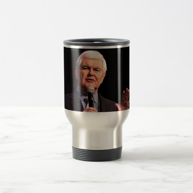 Newt Gingrich Travel Mug (Center)
