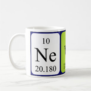 Newt periodic table name mug