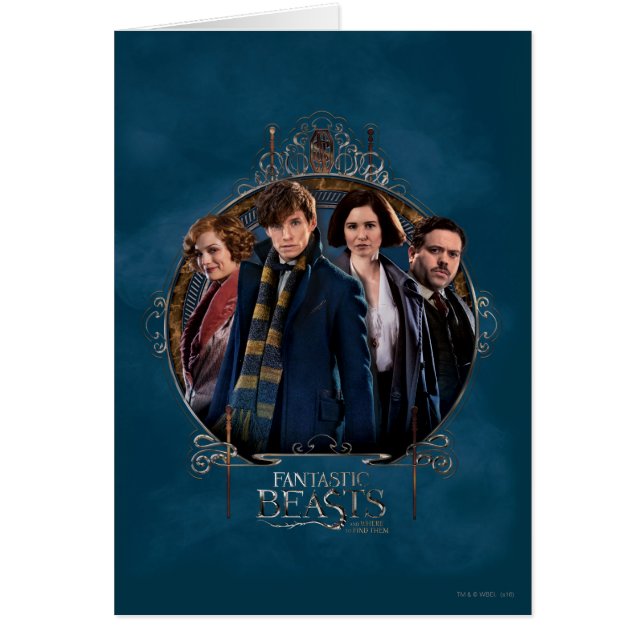 NEWT SCAMANDER™ and Company Art Nouveau Frame (Front)