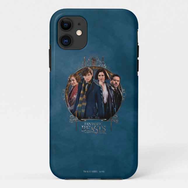 NEWT SCAMANDER™ and Company Art Nouveau Frame Case-Mate iPhone Case (Back)