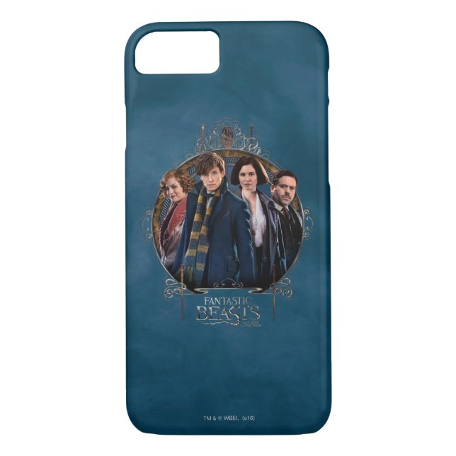 NEWT SCAMANDER™ and Company Art Nouveau Frame Case-Mate iPhone Case (Back)