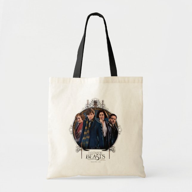 NEWT SCAMANDER™ and Company Art Nouveau Frame Tote Bag (Front)