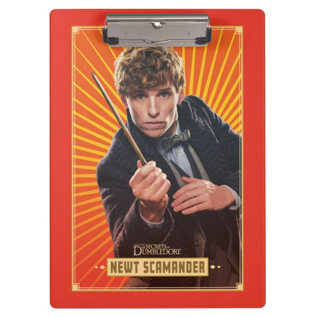 Newt Scamander Character Graphic Clipboard (Front)