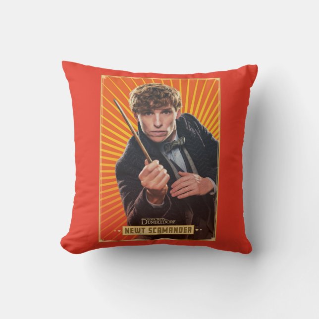 Newt Scamander Character Graphic Cushion (Front)