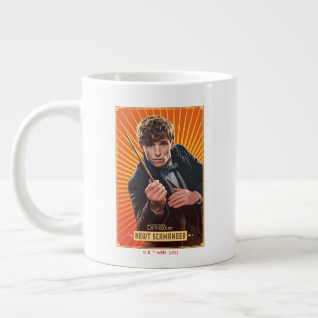 Newt Scamander Character Graphic Large Coffee Mug (Left)