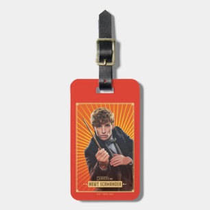 Newt Scamander Character Graphic Luggage Tag