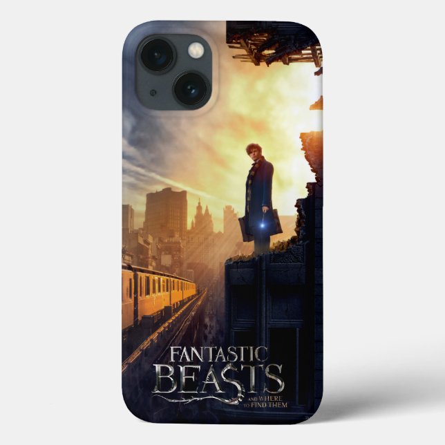 NEWT SCAMANDER™ in Destroyed Building Case-Mate iPhone Case (Back)