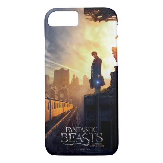NEWT SCAMANDER™ in Destroyed Building Case-Mate iPhone Case (Back)