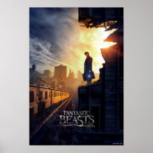 NEWT SCAMANDER™ in Destroyed Building Poster