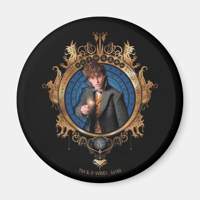 NEWT SCAMANDER™ Portrait Magnet (Front)