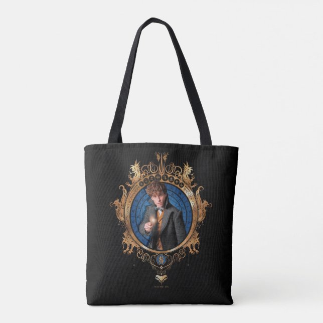 NEWT SCAMANDER™ Portrait Tote Bag (Back)