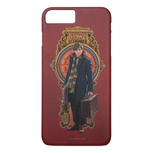 NEWT SCAMANDER™ Standing Art Nouveau Panel iPhone 8 Plus/7 Plus Case