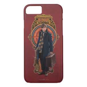 NEWT SCAMANDER™ Standing Art Nouveau Panel iPhone 8/7 Case