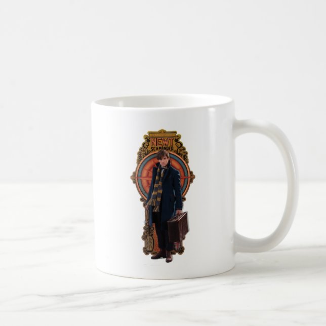 NEWT SCAMANDER™ Standing Art Nouveau Panel Coffee Mug (Right)