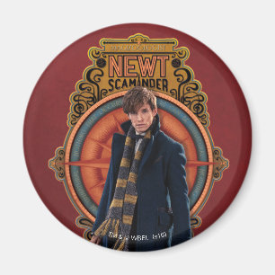 NEWT SCAMANDER™ Standing Art Nouveau Panel Magnet