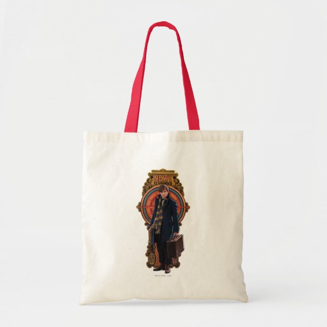 NEWT SCAMANDER™ Standing Art Nouveau Panel Tote Bag (Front)