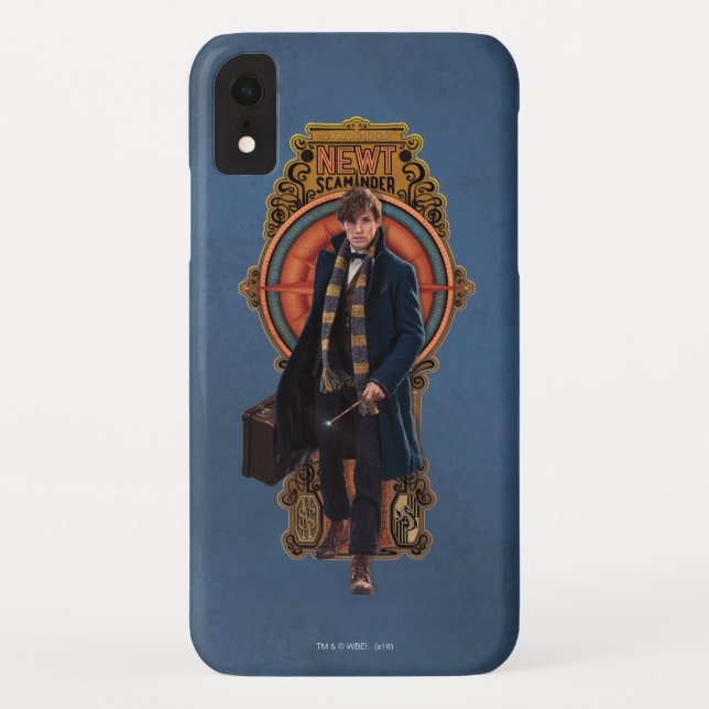 NEWT SCAMANDER™ Walking Art Nouveau Panel Case-Mate iPhone Case (Back)