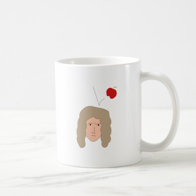 Newton Apple Mug (Right)