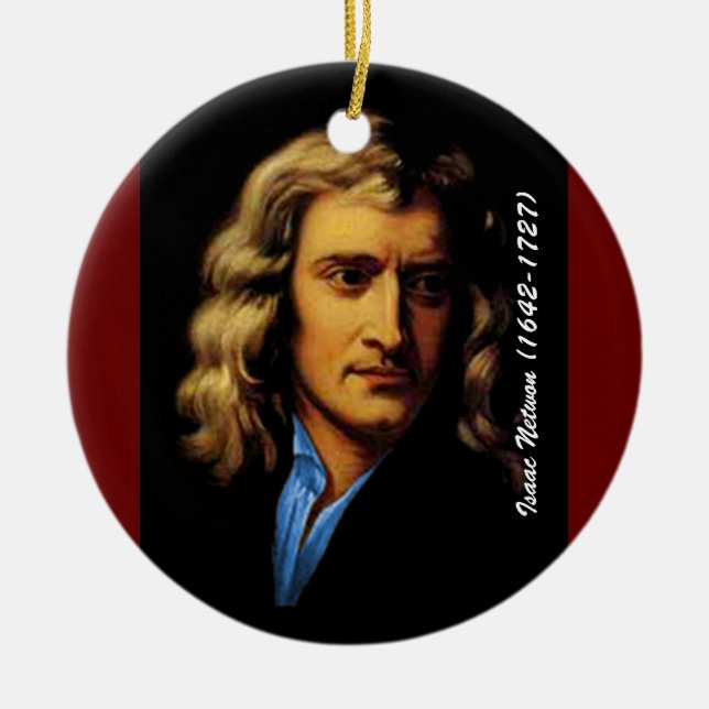 Newton Ceramic Tree Decoration (Front)