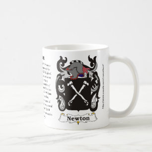 Newton Family Coat of Arms mug