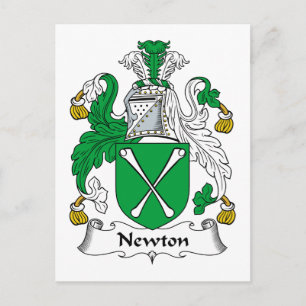 Newton Family Crest Postcard