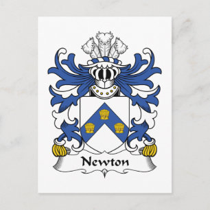 Newton Family Crest Postcard