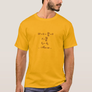 Newton Laws of Motion T-Shirt