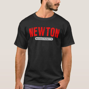 NEWTON MA MASSACHUSETTS  USA City Roots Vintage T-Shirt