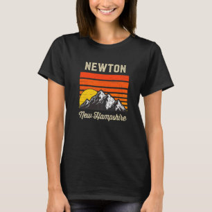 Newton New Hampshire Hometown City State Retro Usa T-Shirt