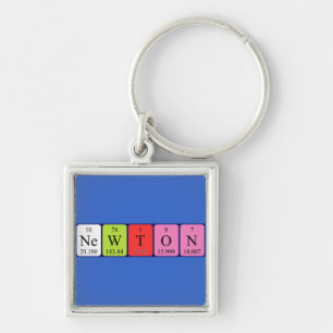 Newton periodic table name keyring