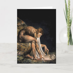 Newton William Blake Masonic Painting Card