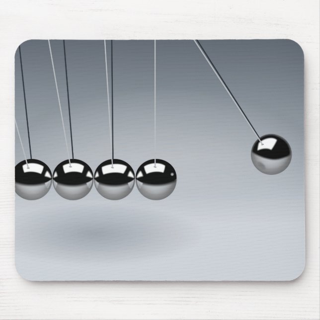 Newton's cradle mouse mat (Front)