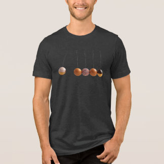 Newton's Cradle of Doughnut Holes Tri-Blend Shirt