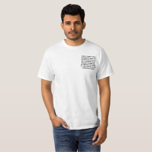 Newton's First Law of Motion T-Shirt