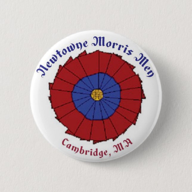 Newtowne Morris Men button (Front)