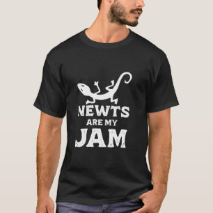 Newts Are My Jam Herpetology Gecko Salamander Zool T-Shirt