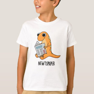 Newtspaper Funny Newt Pun  T-Shirt