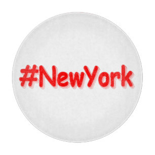 "#NewYork " Cute Design. Buy Now Cutting Board