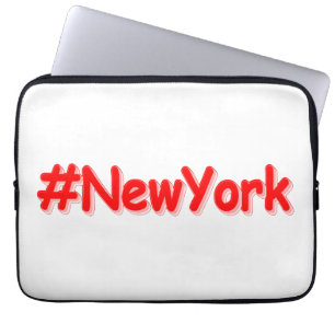 "#NewYork " Cute Design. Buy Now Laptop Sleeve