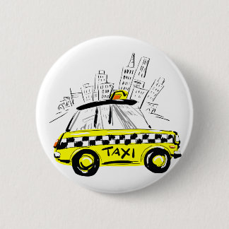 newyork taxi 6 cm round badge