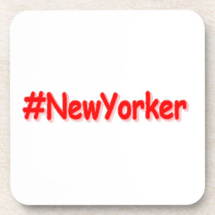 "#NewYorker " Cute Design. Buy Now Coaster