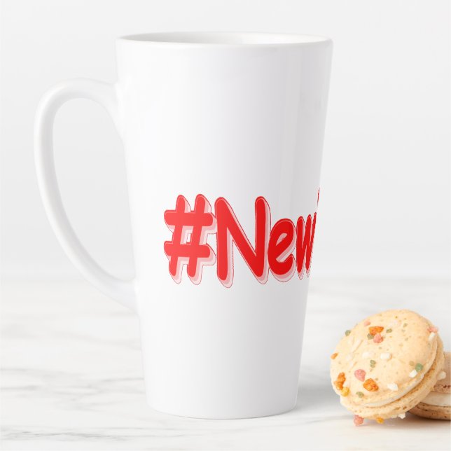 "#NewYorker " Cute Design. Buy Now Latte Mug (In Situ)