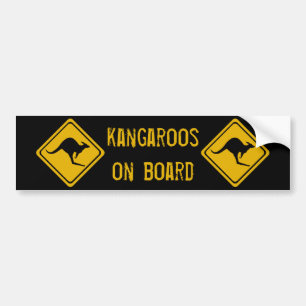 next 10 km kangaroos bumper sticker