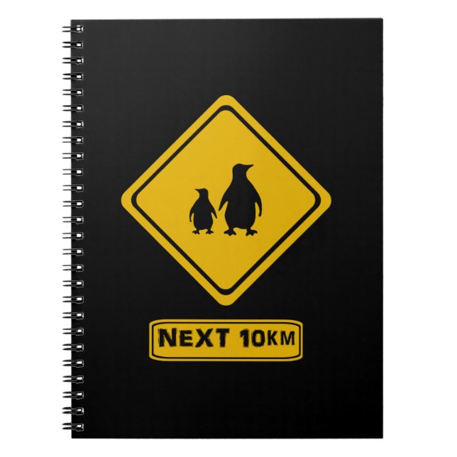 next 10 km penguins notebook (Front)